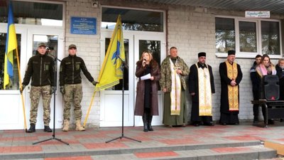На Львівщині відкрито меморіальну дошку Герою з «Азову» (ФОТО, ВІДЕО)