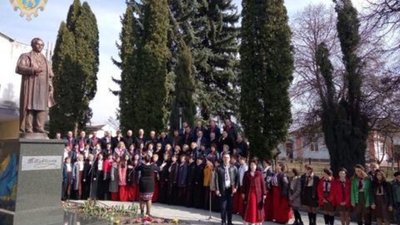 У Буську відкрили пам'ятник Тарасу Шевченку