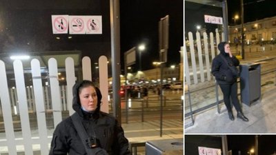 У Львові контролер курила у громадському місці (ФОТО)