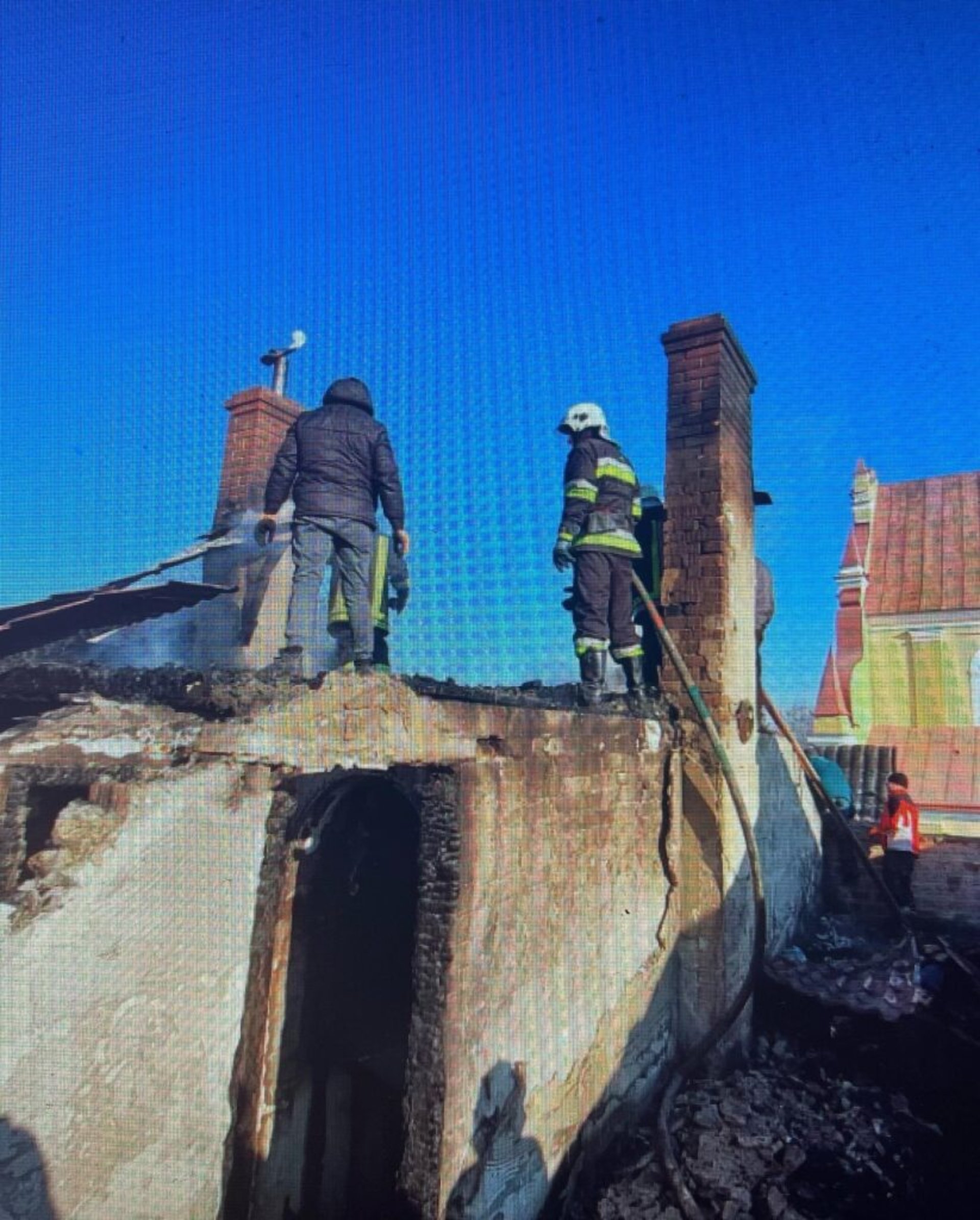 У Рудках на Львівщині горів парафіяльний дім