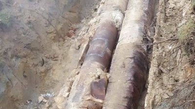 У Новояворівську прорвало теплопровід