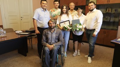 На Львівщині нагородили паралімпійців-фехтувальників (ФОТО)