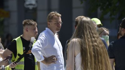 Садовий планує ремонтувати вулицю Степана Бандери ще шість місяців (ФОТО, ВІДЕО)
