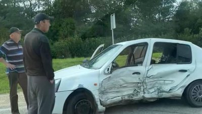 На трасі «Київ - Чоп» не розминулись автомобілі (ФОТО)