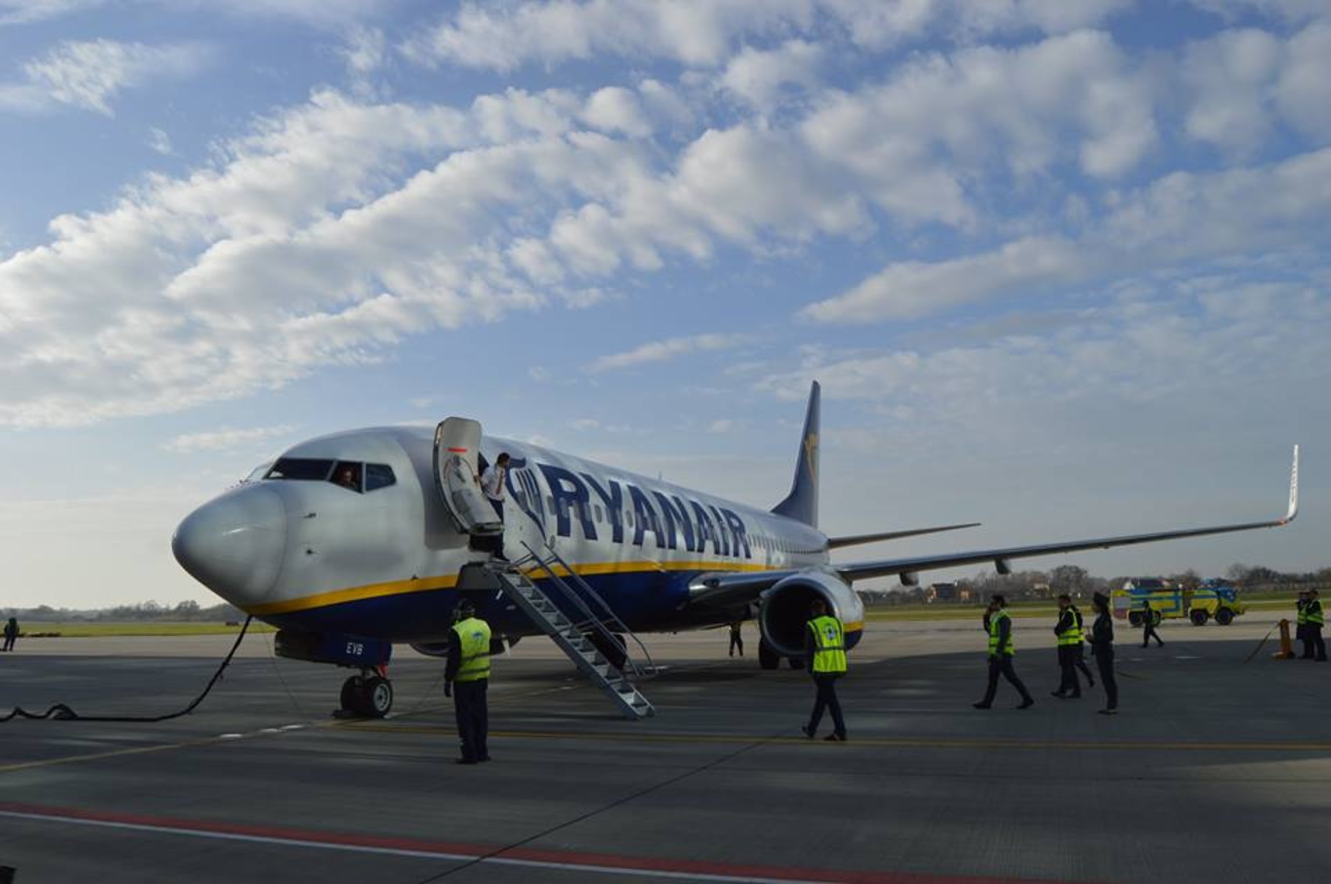 Лоукостер RYANAIR здійснив перший рейс до Львова