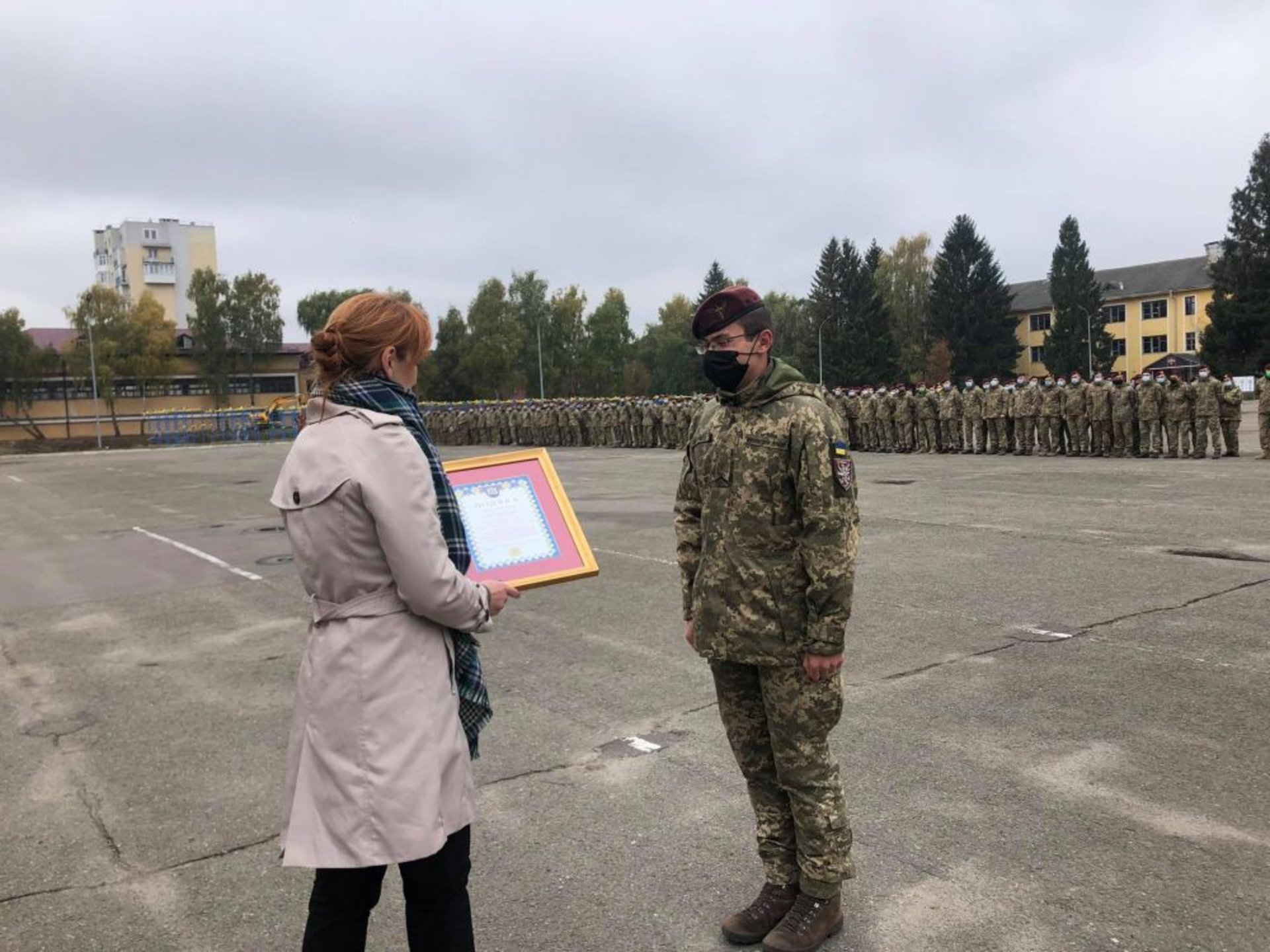 У Львові військові з нагоди Дня захисників і захисниць України отримали відзнаки, фото ЛМР