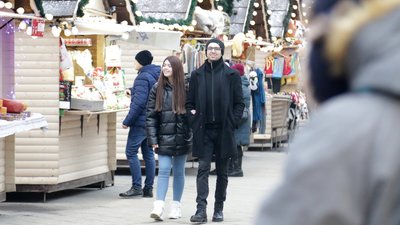 У Львові запрацював карантинний Різдвяний ярмарок (ФОТОРЕПОРТАЖ)