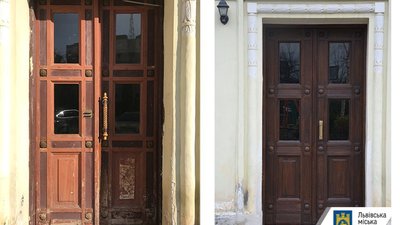 У Львові відновили дерев’яну браму на вулиці Івана Франка