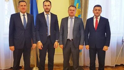 Синютка зустрівся із заступником голови Державного агентства водних ресурсів України Павлом Гвозденком
