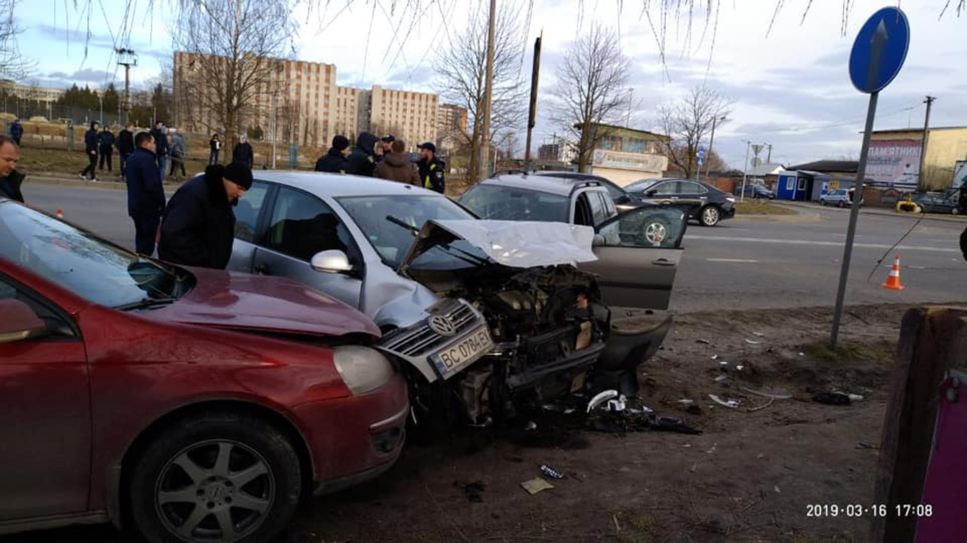 У Львові внаслідок ДТП потерпіли люди. Фото: Варта1.