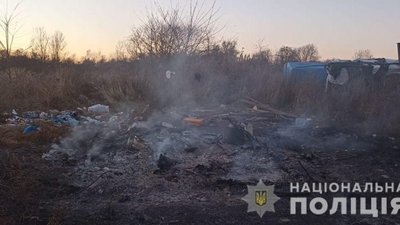 На Львівщині у саморобному наметі згоріла однорічна дитина (ФОТО)