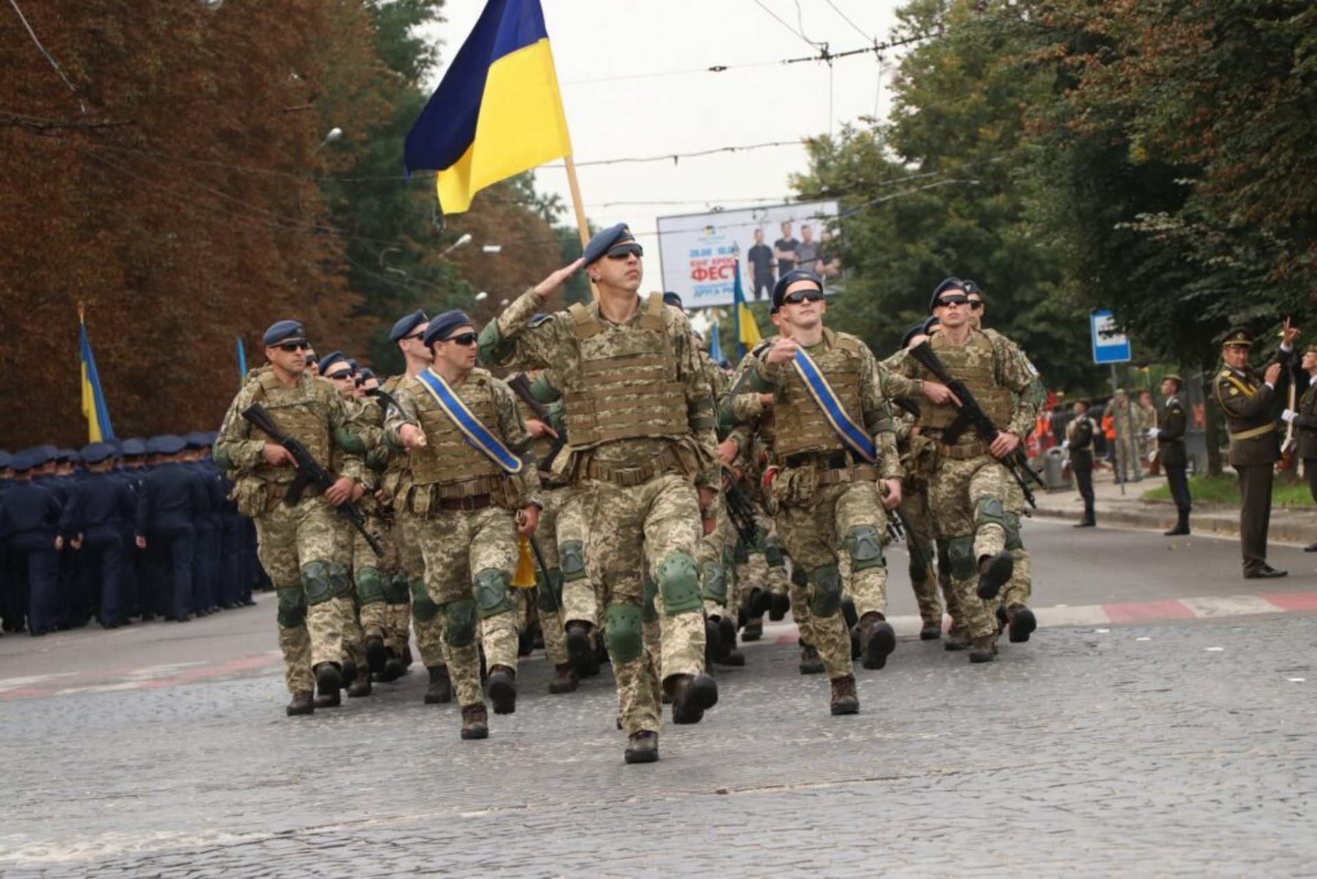 У Львові провели генеральну репетицію урочистого проходження Захисників, фото Павла Ткачука