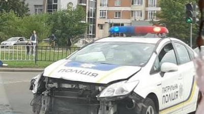 У Львові патрульна поліція потрапила у ДТП