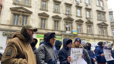 У Львові відбулась акція на захист стрілецького стенду від забудови (ФОТО, ВІДЕО)