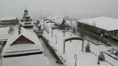 В Україну йде мокрий сніг