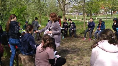 На Яворівщині учням провели урок просто неба