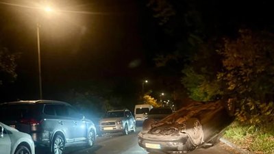 У Львові перекинувся автомобіль