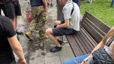 У центрі Львова сталась бійка (ВІДЕО)