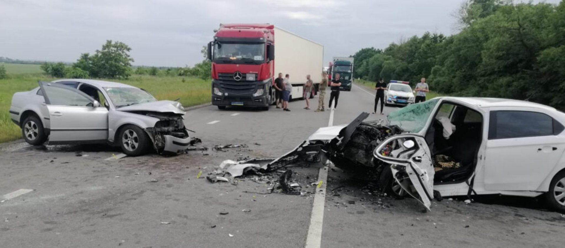 У МВС розповіли подробиці аварії на трасі "Київ - Чоп"