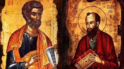 Сьогодні відзначають одне з найбільших християнських свят - день святих первоверховних апостолів Петра і Павла