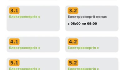 На Львівщині до кінця доби не виключатимуть світло