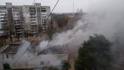 На Львівщині горить центральний тепловий пункт (ФОТО, ВІДЕО)