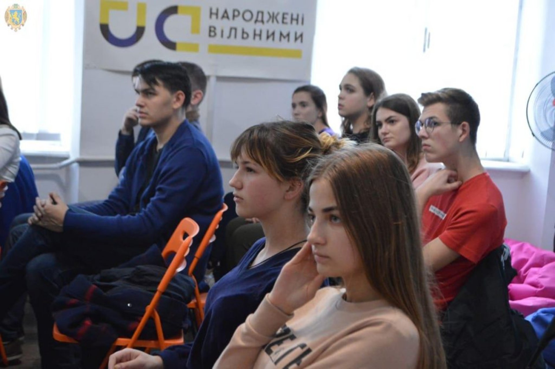 Молодь зустрілась із Миколою Стецьківим - учасником АТО та успішним бізнесменом. Фото: прес-служба ЛОДА.