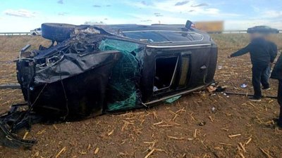 На трасі «Київ - Одеса» водій знищив автомобіль (ФОТО)