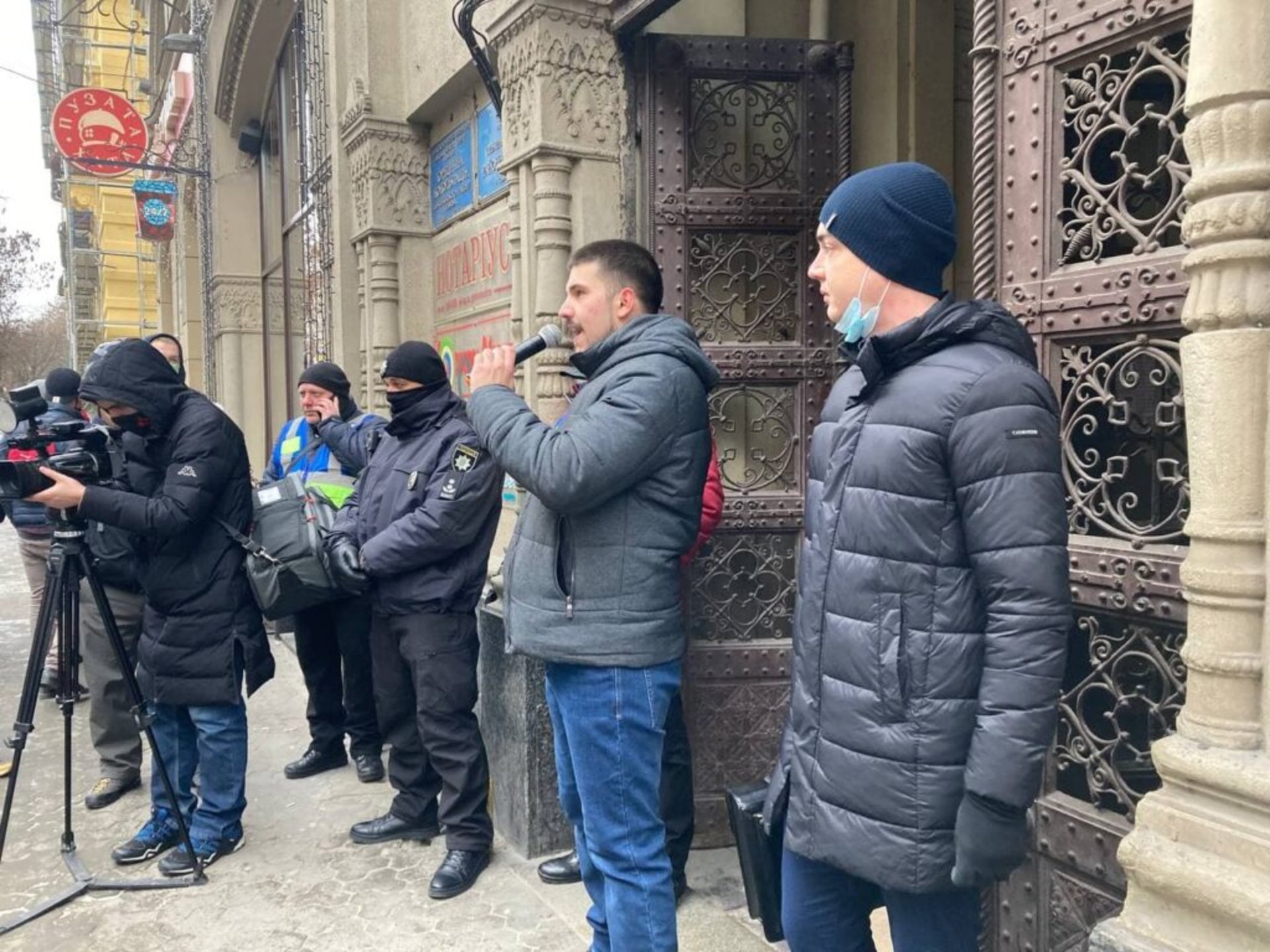 У Львові відбулась акція на захист стрілецького стенду від забудови
