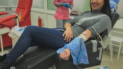Патрульні закликають небайдужих львів'ян долучитись до акції "Здай кров — врятуй життя"