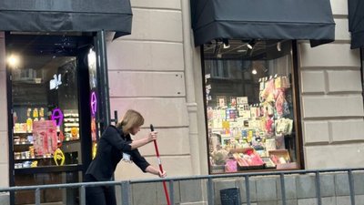 У Львові обвалився фасад будинку