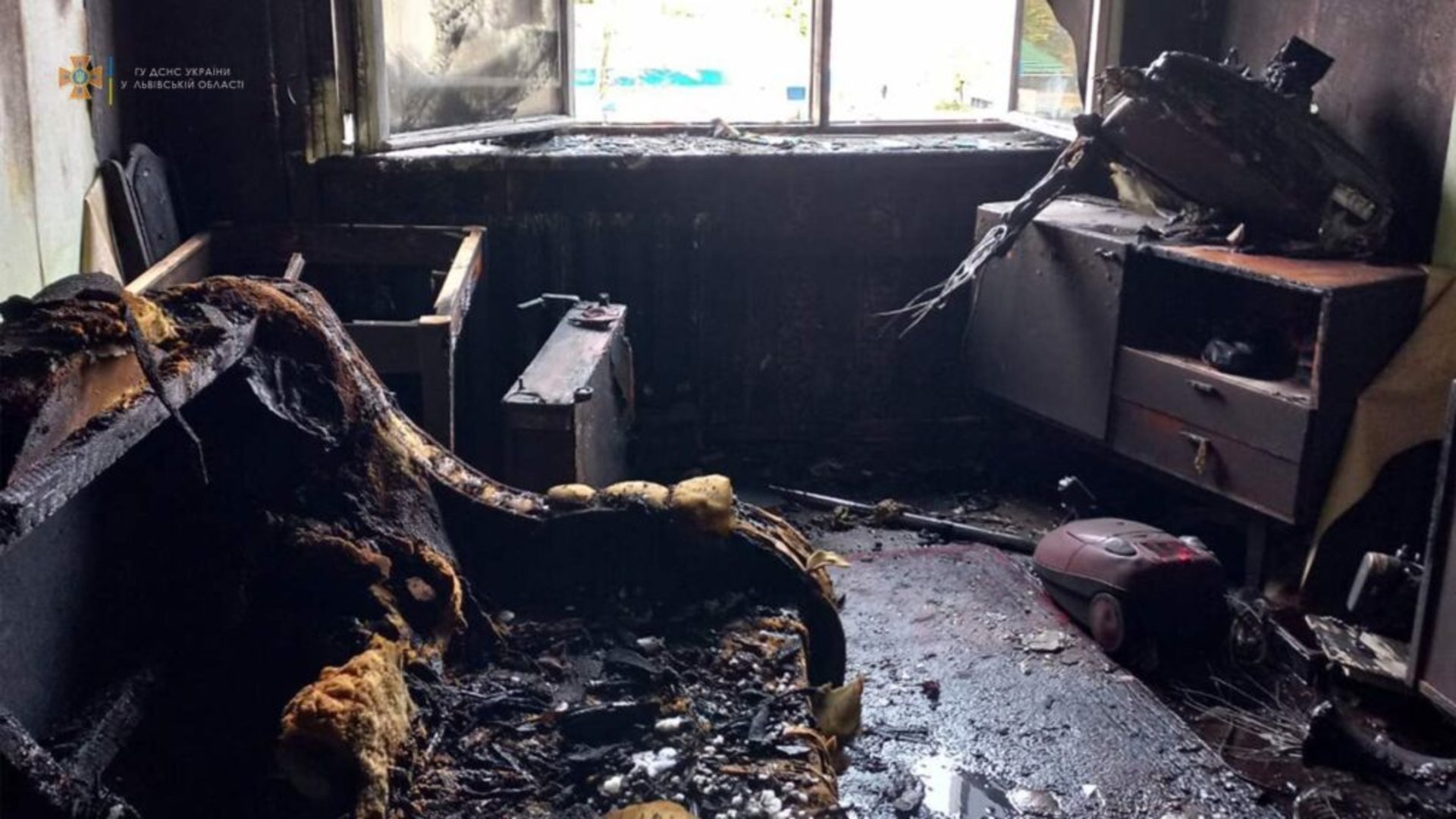 Пожежа у Новояворівську, фото ДСНС Львівщини