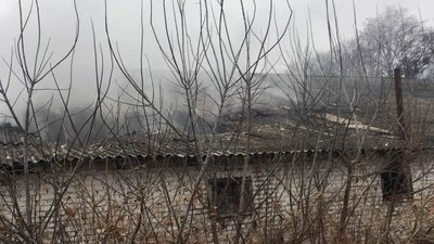 На Сокальщині рятувальники не дали  тваринам живцем згоріти у будівлі із сіном