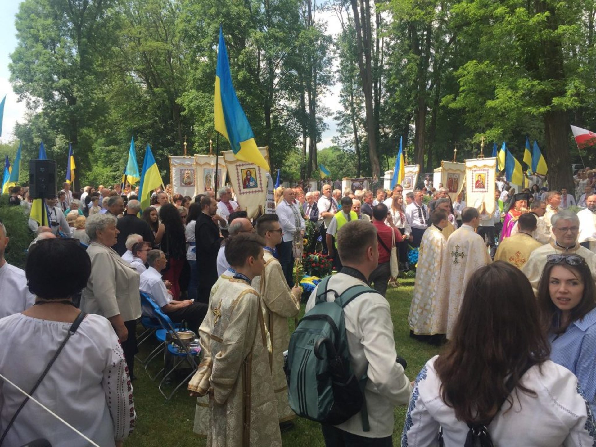 У Пикуличах вшанували полеглих українських воїнів. Фото Олега Довганика