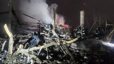 Наcлідки нічного удару по Запоріжжю (ФОТО)
