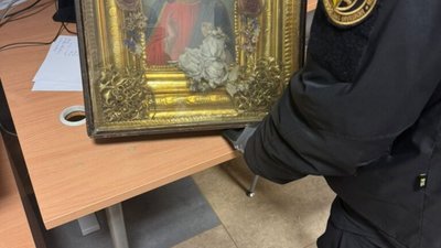 На Львівщині виявили ікону із зображенням Ісуса Христа