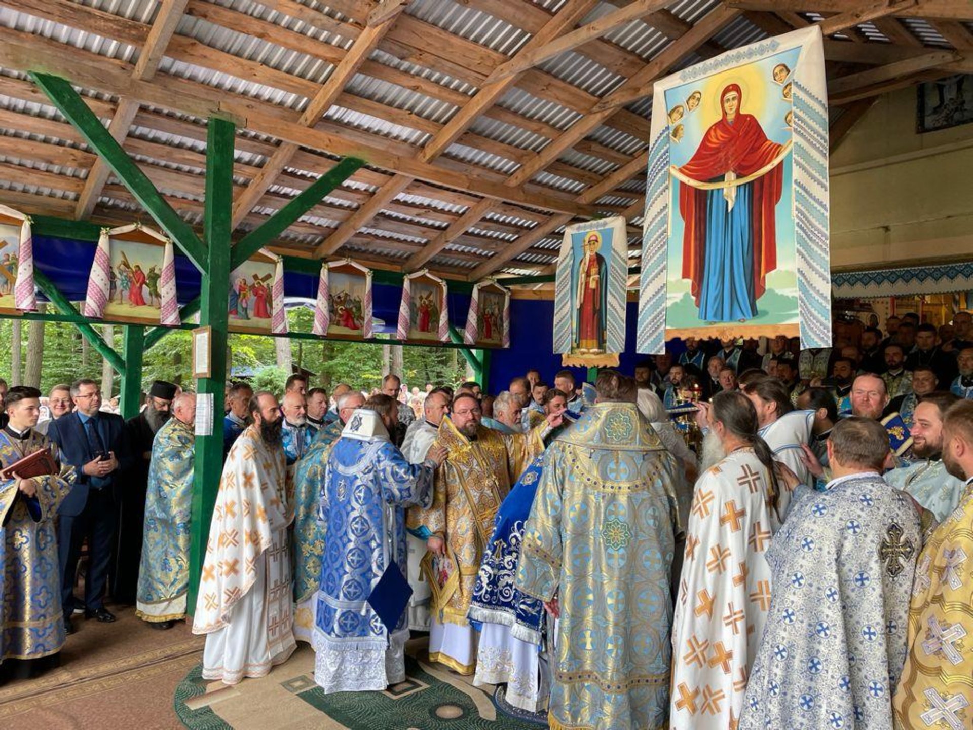 Епіфаній взяв участь у щорічній всеукраїнській прощі до урочища Заглина