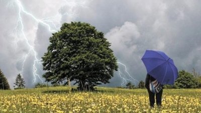 На Львівщині від ураження блискавкою постраждало подружжя: чоловік загинув, дружина в реанімації