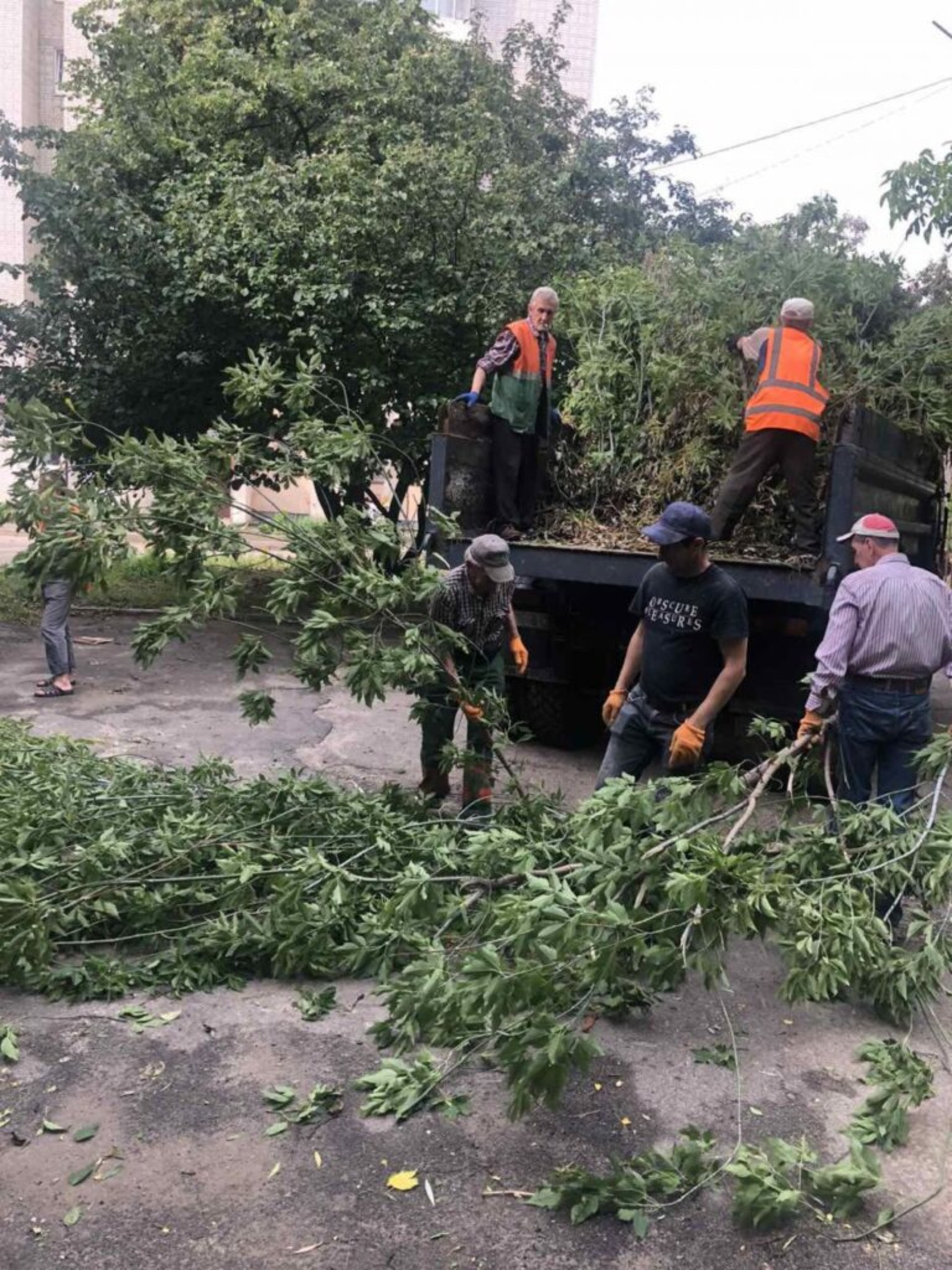 У Львові комунальники продовжують прибирати наслідки негоди, фото ЛМР