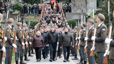 День захисників та захисниць України: на Личакові вшанували пам'ять полеглих борців за незалежність України