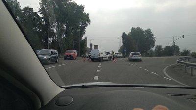 На трасі "Київ - Чоп" не розминулись автомобілі (ФОТО)
