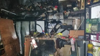 У Червонограді горів продуктовий ринок (ФОТО)
