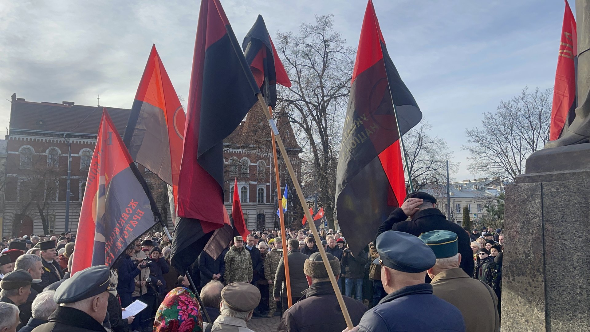 Львівщина вшанувала пам'ять Степана Бандери у 116-ту річницю від дня народження, фото Олег Довганик, Четверта студія