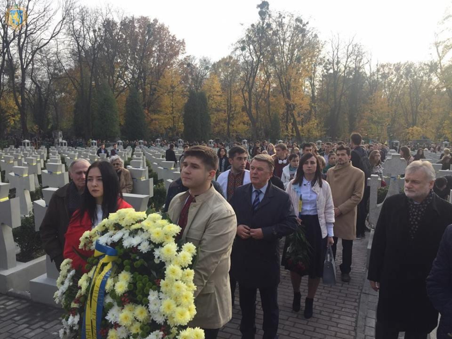 На Янівському кладовищі вшанували героїв Листопадового Чину
