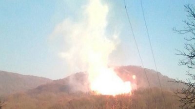 На Львівщині внаслідок розгерметизації спалахнув газопровід