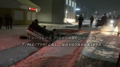 На Львівщині перекинувся автомобіль (ВІДЕО)