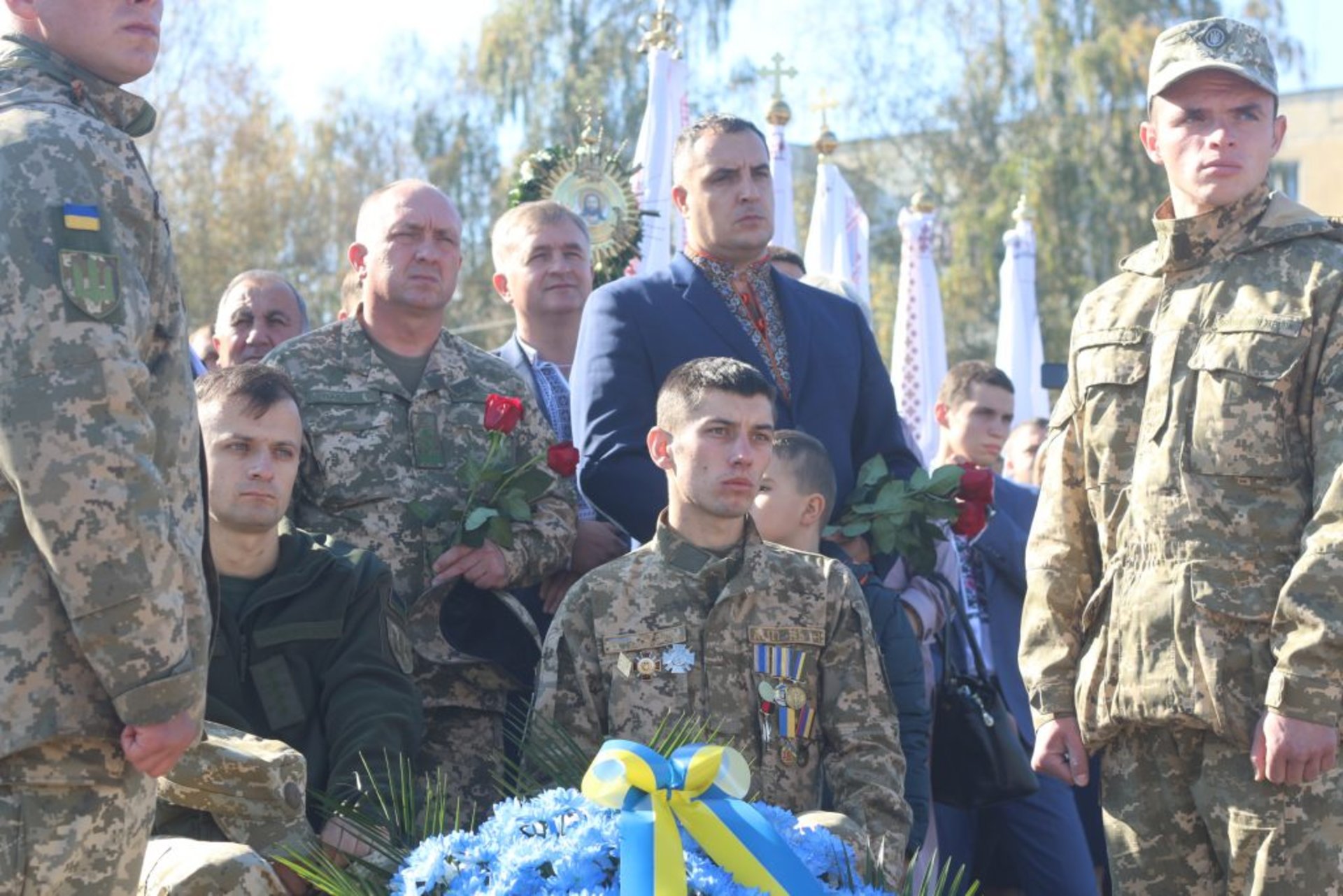 На Яворівщині відкрили меморіал пам’яті воїнам 24-ї Королівської бригади. Фото прес-служба ЛОР