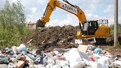 На Львівщині ліквідували стихійне сміттєзвалище