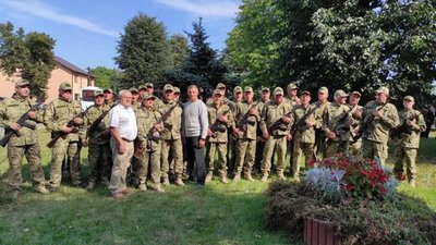 На Червоноградщині бійці добровольчого формування склали присягу на вірність Україні