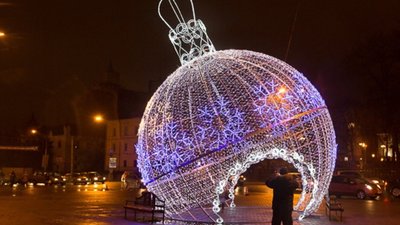 У Трускавці встановлять  новорічну 3D іграшку вартістю 195 тис грн
